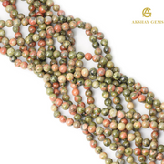 Natural Unakite String - Akshay Gems