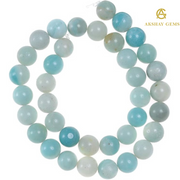 Natural Blue Amazonite String - Akshay Gems
