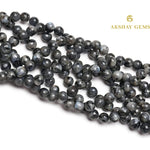 Load image into Gallery viewer, Natural Larvikite Round Beads Healing Gemstone Loose Beads
