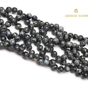 Natural Larvikite Round Beads Healing Gemstone Loose Beads - Akshay Gems
