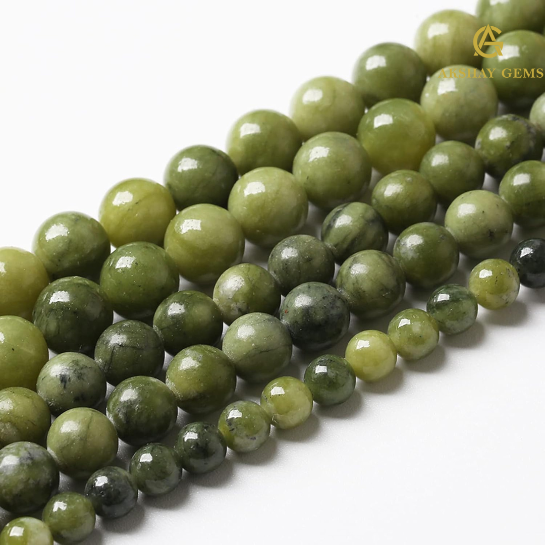 Natural Green Jade String