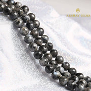 Natural Larvikite Round Beads Healing Gemstone Loose Beads - Akshay Gems