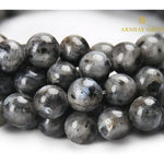 Load image into Gallery viewer, Natural Larvikite Round Beads Healing Gemstone Loose Beads
