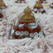 Shree Yantra Gomti Chakra Orgone Pyramid - Akshay Gems