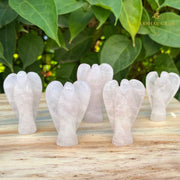 Rose Quartz Angel - Akshay Gems