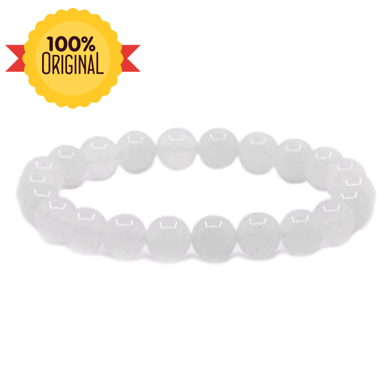 White Quartz Agate Bracelet