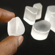 Natural Selenite Tumble Stones – Polished Healing Crystal for Decor, Reiki & Meditation