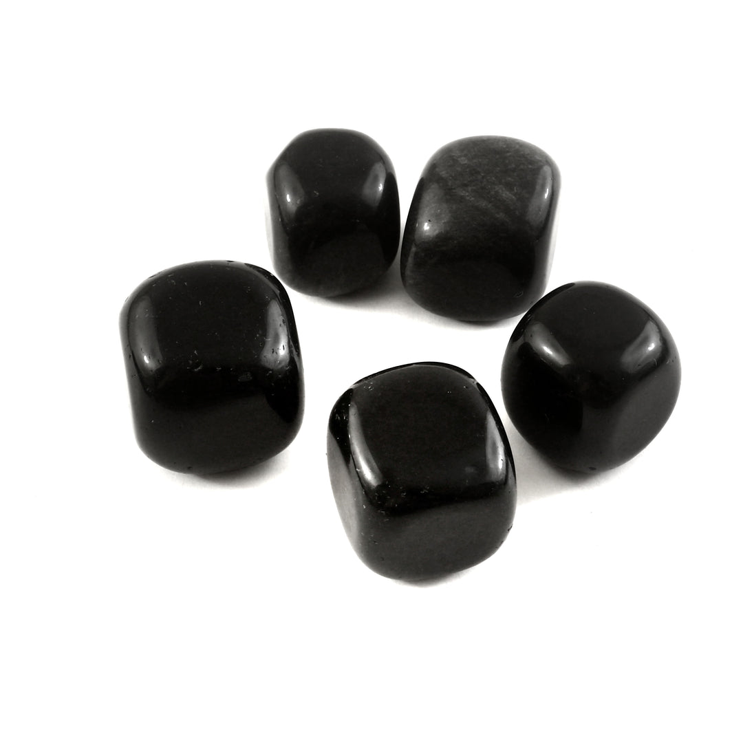 Natural Black Obsidian Tumble Stones – Polished Healing Crystal for Protection, Grounding, Reiki & Meditation