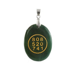 Load image into Gallery viewer, Green Jade Zibu Coin Pendant – Natural Gemstone Healing Pendant for Prosperity &amp; Positivity