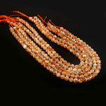 Load image into Gallery viewer, 8mm Faceted Natural Citrine Beads String – Round Citrine Gemstone for Jewellery Making (Wholesale)
