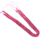 Load image into Gallery viewer, 3mm Natural Ruby Faceted Beads String – Pink Red Round Gemstone Loose Beads for Jewellery Making (Wholesale)