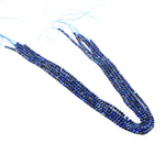 Load image into Gallery viewer, 3mm Natural Lapis Lazuli Faceted Beads String – Deep Blue Round Gemstone Loose Beads for Jewellery Making (Wholesale)