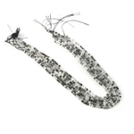 Load image into Gallery viewer, 3mm Natural Black Rutile Quartz Faceted Beads String – Grey Clear Round Gemstone Loose Beads for Jewellery Making (Wholesale)
