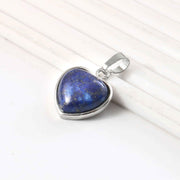 Natural Lapis Lazuli Heart Pendant – Deep Blue Gemstone Heart Charm for Jewellery Making & Resale (Wholesale)