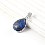 Natural Lapis Lazuli Pear Pendant – Deep Blue Teardrop Gemstone Pendant for Jewellery Making & Resale (Wholesale)