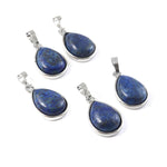 Load image into Gallery viewer, Natural Lapis Lazuli Pear Pendant – Deep Blue Teardrop Gemstone Pendant for Jewellery Making &amp; Resale (Wholesale)