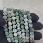Load and play video in Gallery viewer, Natural Tree Agate Bracelet
