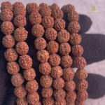 Load and play video in Gallery viewer, Natural 5 MUKHI RUDRAKSHA BRACELET
