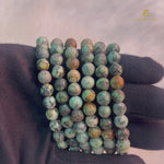 Load and play video in Gallery viewer, Natural African Turquoise Bracelet
