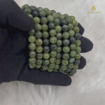Load and play video in Gallery viewer, Green Jade Bracelet
