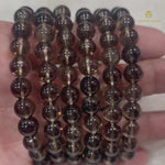Load and play video in Gallery viewer, Natural Smoky Quartz Bracelet
