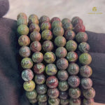 Load and play video in Gallery viewer, Natural Dragon Bloodstone Bracelet
