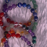 Load and play video in Gallery viewer, Natural 7 Chakra Stone Bracelet
