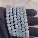 Load and play video in Gallery viewer, Natural Aquamarine Bracelet
