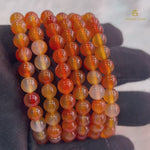 Load and play video in Gallery viewer, Natural Carnelian Bracelet
