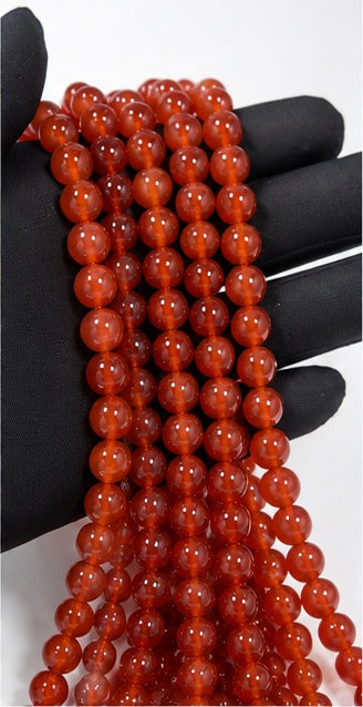 NATURAL RED CARNELIAN STRING