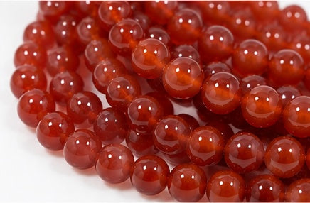 NATURAL RED CARNELIAN STRING