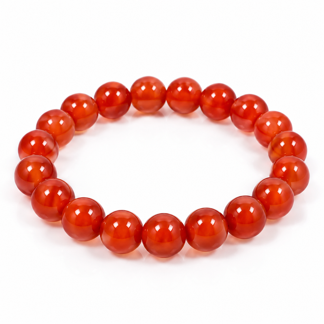 Natural Red Carnelian Bracelet